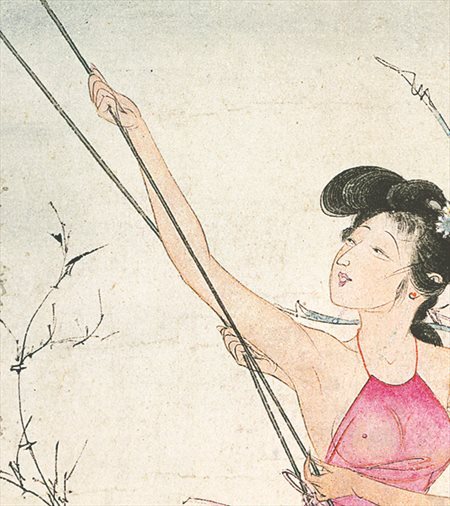 弥渡县-胡也佛的仕女画和最知名的金瓶梅秘戏图